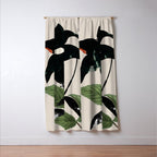 minimal collage/ Flower  Window Curtain Gallery Image 3