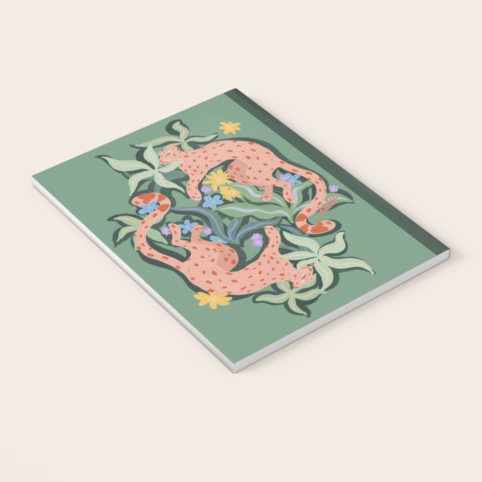 Wild Blush Cheetahs Notebook Gallery Image 3