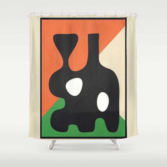 Abstract Art Vase 14 Shower Curtain Gallery Image 1