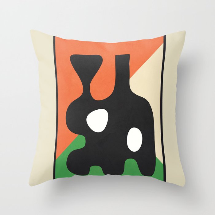 Abstract Art Vase 14 Throw Pillow Gallery Image 6