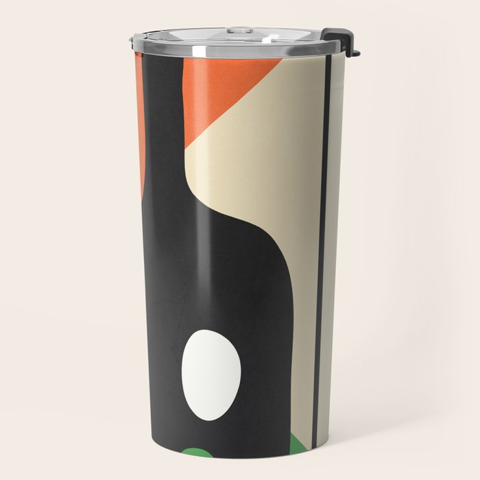 Abstract Art Vase 14 Travel Mug Gallery Image 2