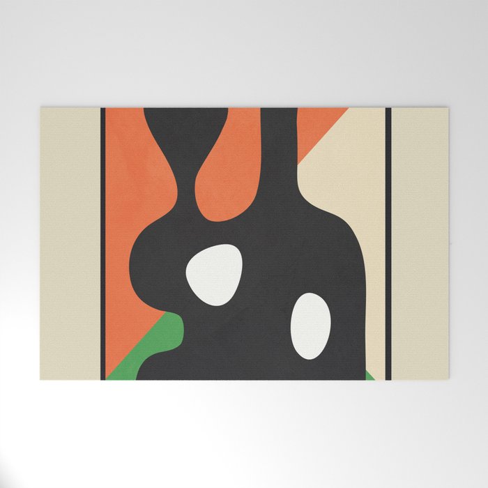 Abstract Art Vase 14 Welcome Mat Gallery Image 1