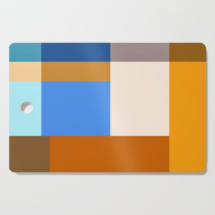 Seasonal Color Block Cutting Board Gallery Image 1