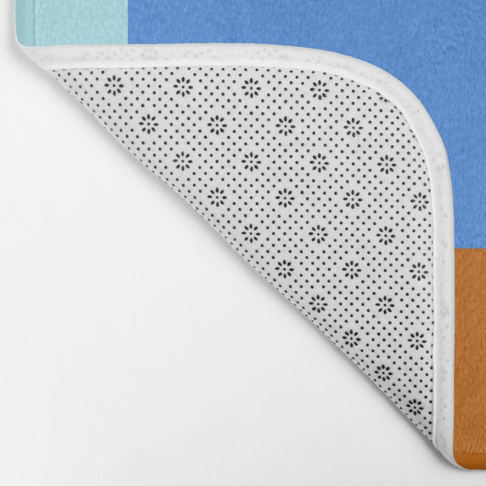 Seasonal Color Block Bath Mat Gallery Image 2