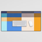 Seasonal Color Block Desk Mat Gallery Image 1