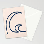 Minimalist Waves  Stationery Card Gallery Image 2