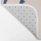 Minimalist Waves  Bath Mat Gallery Image 2