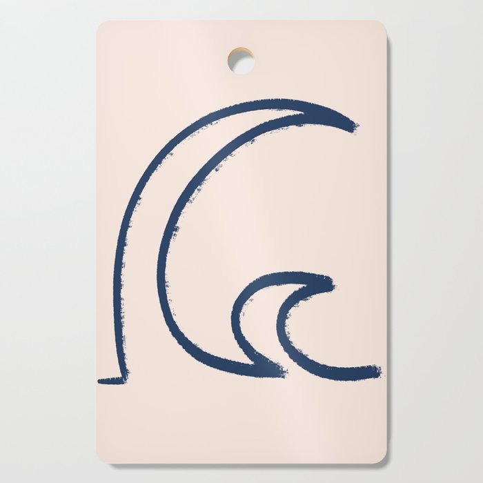 Minimalist Waves  Cutting Board Gallery Image 1