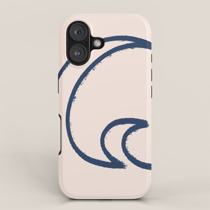 Minimalist Waves  iPhone Case Gallery Image 1