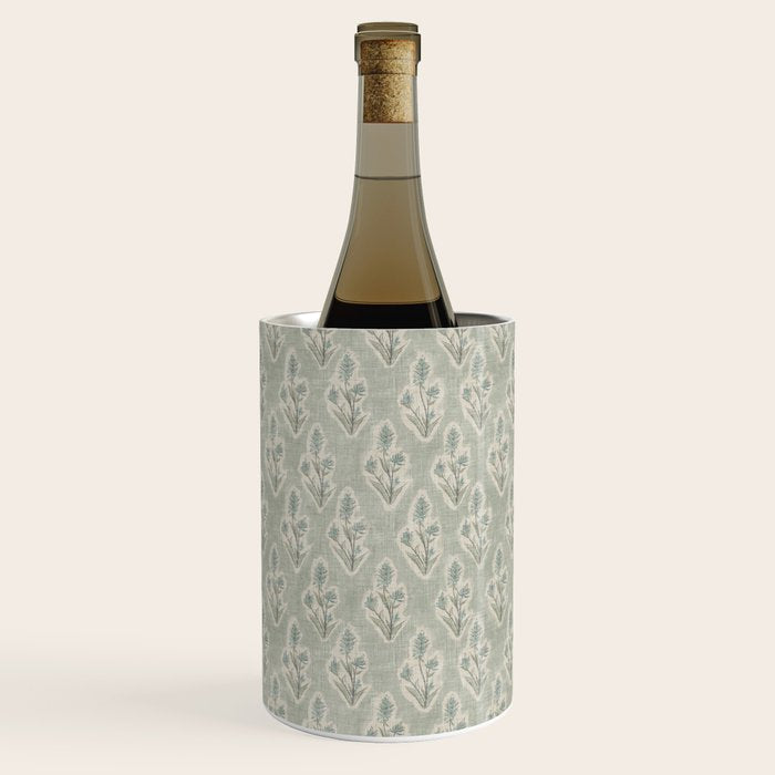 Indian Paintbrush - dusty light blue Wine Chiller Gallery Image 1