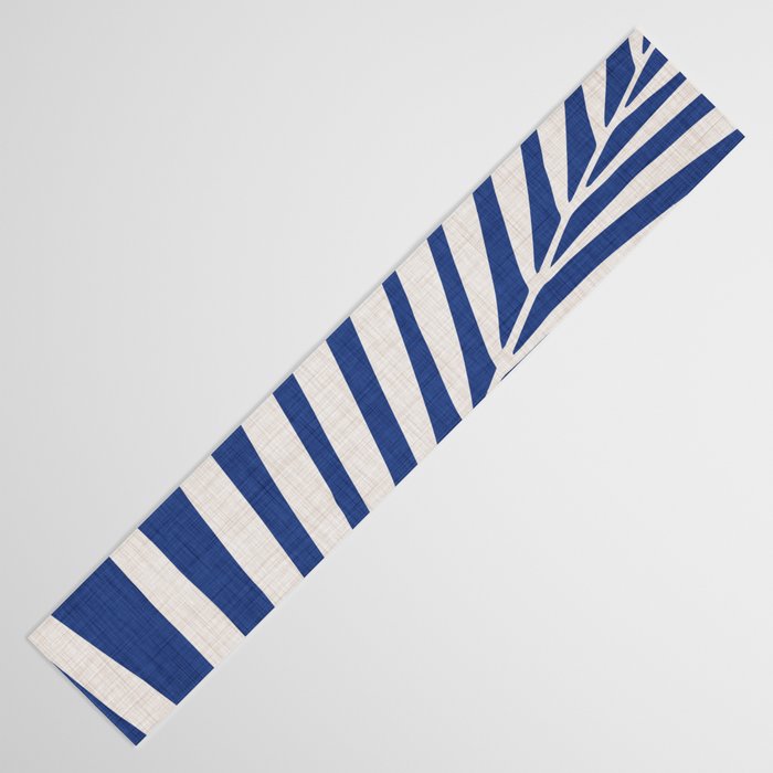 Indigo Palm Minimal Botanical Table Runner Gallery Image 3