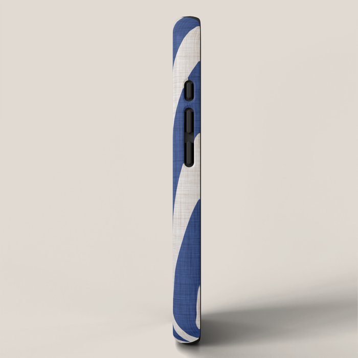 Indigo Palm Minimal Botanical iPhone Case Gallery Image 2
