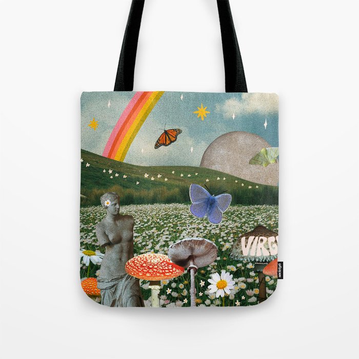 Virgo Collage Tote Bag Gallery Image 1