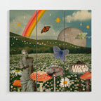 Virgo Collage Wood Wall Art Gallery Image 1