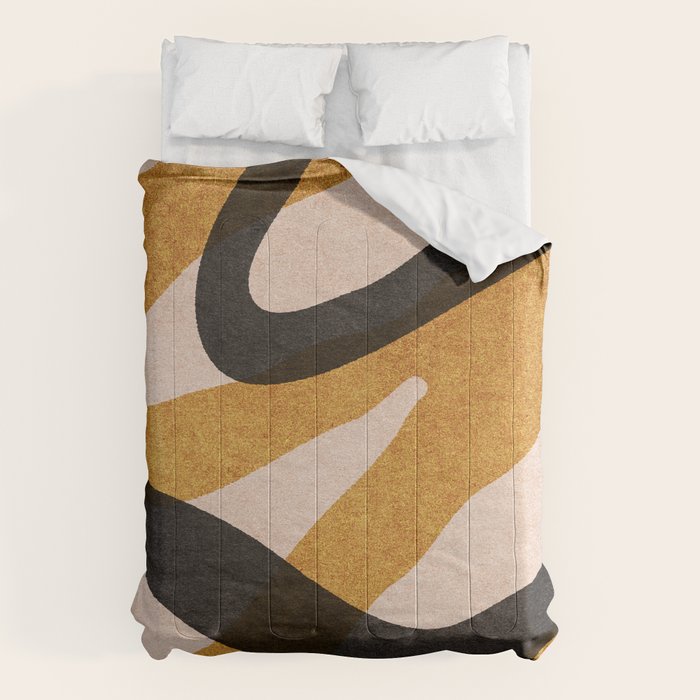 ABSTRACT ALPHABET / Script Q Comforter Gallery Image 1