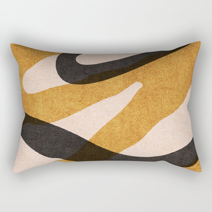 ABSTRACT ALPHABET / Script Q Rectangular Pillow Gallery Image 1