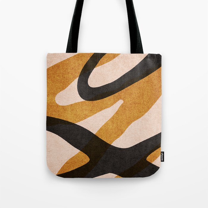 ABSTRACT ALPHABET / Script Q Tote Bag Gallery Image 1