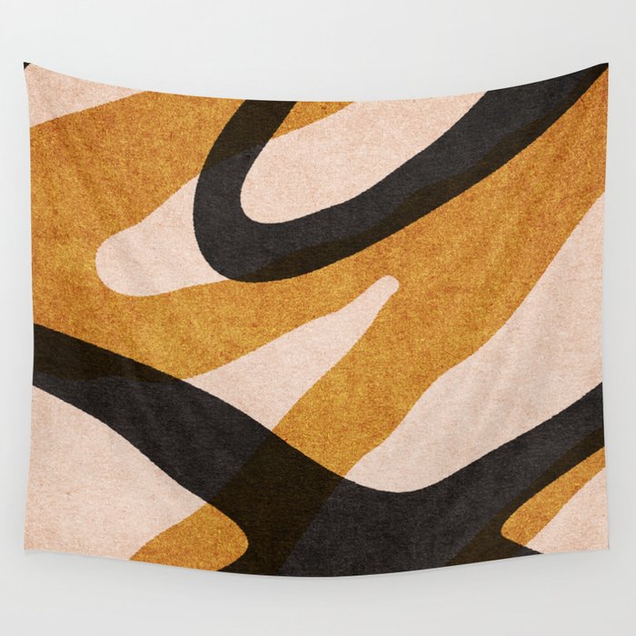 ABSTRACT ALPHABET / Script Q Wall Tapestry Gallery Image 1