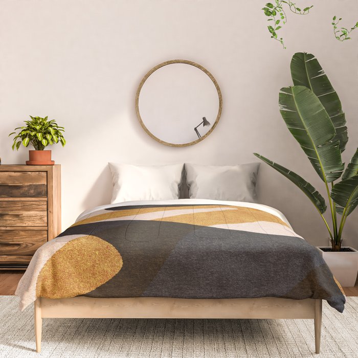 ABSTRACT ALPHABET / Script Q Comforter Gallery Image 3