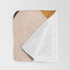 ABSTRACT ALPHABET / Script Q Throw Blanket Gallery Image 3