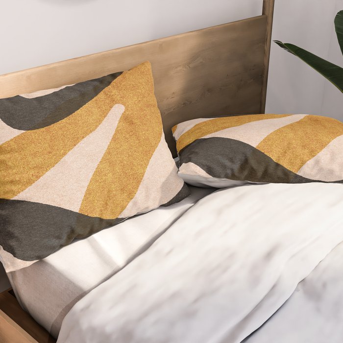 ABSTRACT ALPHABET / Script Q Pillow Sham Gallery Image 2