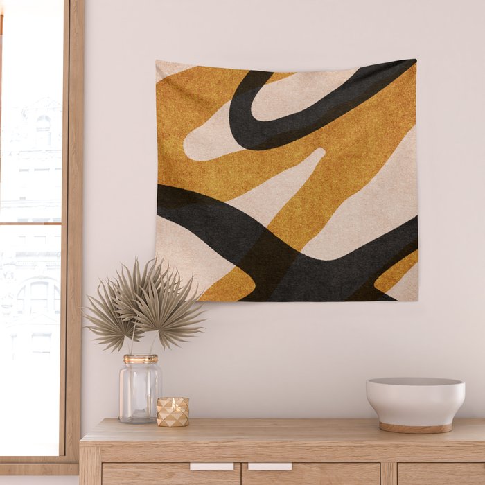 ABSTRACT ALPHABET / Script Q Wall Tapestry Gallery Image 2