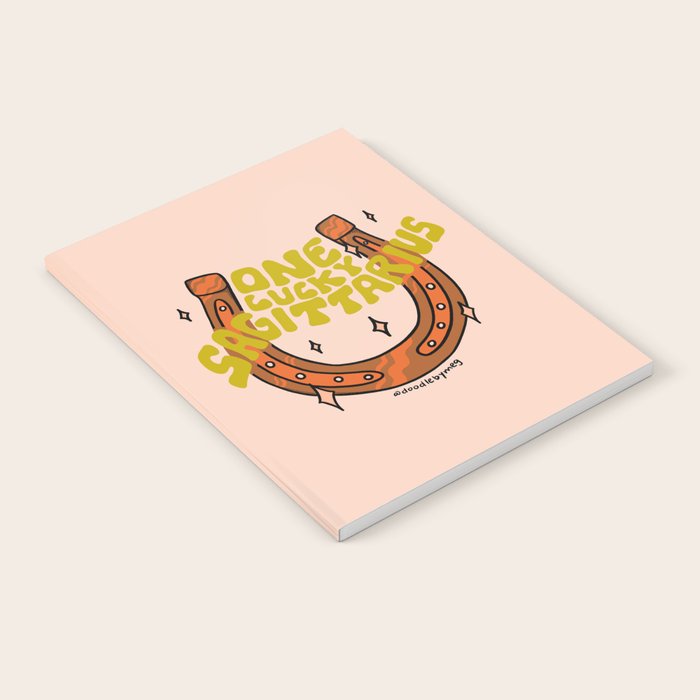 One Lucky Sagittarius Notebook Gallery Image 2