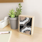 Yin Yang Agate Glitter Glam #8 #gem #decor #art #society6 Mini Art Print Gallery Image 2