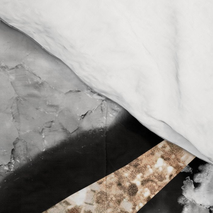 Yin Yang Agate Glitter Glam #8 #gem #decor #art #society6 Comforter Gallery Image 4