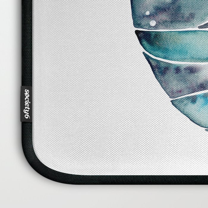 Stromboli Volcano at Midnight - Blue Palette Laptop Sleeve Gallery Image 3