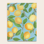 Lemonade on Blue Background Notebook Gallery Image 4