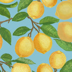 Lemonade on Blue Background Coffee Mug Gallery Image 2