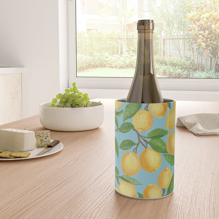 Lemonade on Blue Background Wine Chiller Gallery Image 4