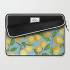 Lemonade on Blue Background Laptop Sleeve Gallery Image 2