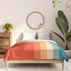 Retro 70s Color Palette III Comforter Gallery Image 3
