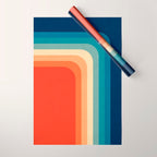 Retro 70s Color Palette III Wrapping Paper Gallery Image 1