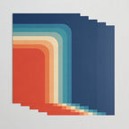 Retro 70s Color Palette III Wrapping Paper Gallery Image 3