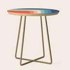 Retro 70s Color Palette III Side Table Gallery Image 1