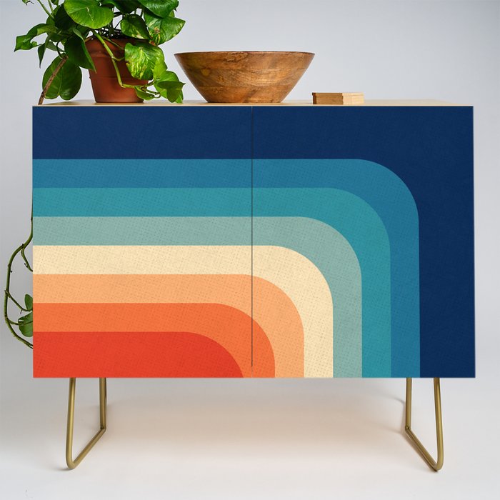 Retro 70s Color Palette III Credenza Gallery Image 1