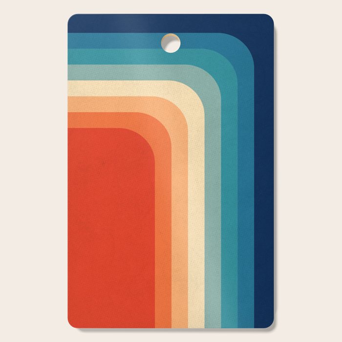 Retro 70s Color Palette III Cutting Board Gallery Image 1