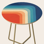 Retro 70s Color Palette III Side Table Gallery Image 2