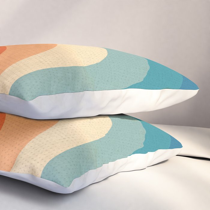 Retro 70s Color Palette III Pillow Sham Gallery Image 3