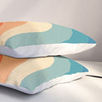 Retro 70s Color Palette III Pillow Sham Gallery Image 3