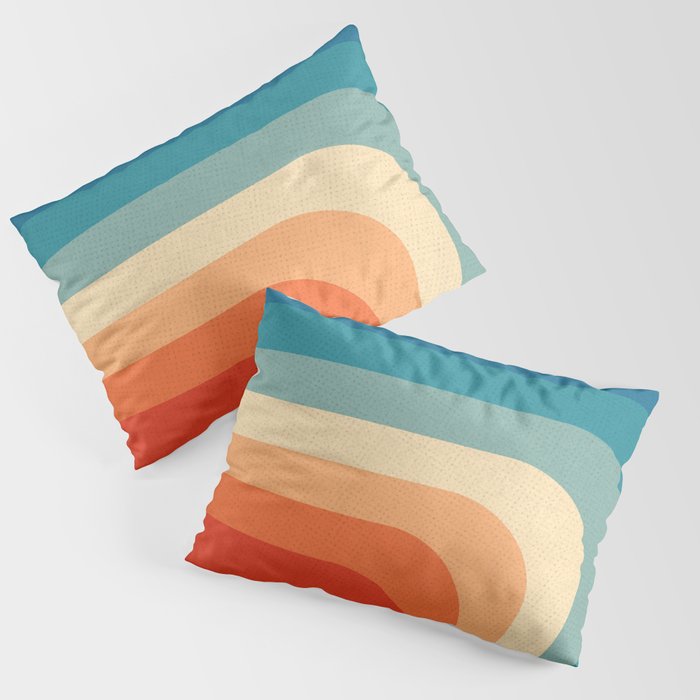 Retro 70s Color Palette III Pillow Sham Gallery Image 3