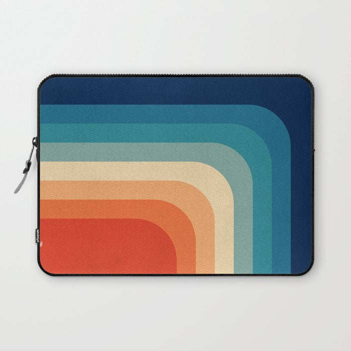 Retro 70s Color Palette III Laptop Sleeve Gallery Image 1
