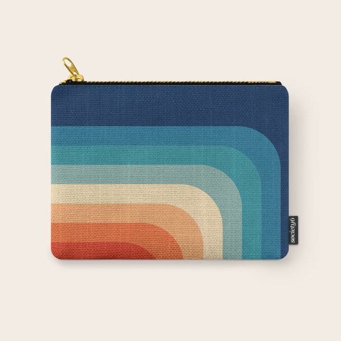 Retro 70s Color Palette III Carry All Pouch Gallery Image 1