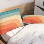 Retro 70s Color Palette III Pillow Sham Gallery Image 2