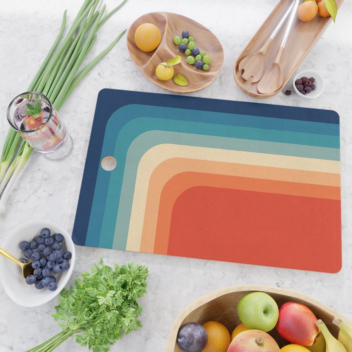 Retro 70s Color Palette III Cutting Board Gallery Image 2