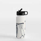Hang out in laundry room Illu denim Water Bottle Gallery Image 1