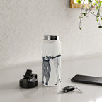 Hang out in laundry room Illu denim Water Bottle Gallery Image 4